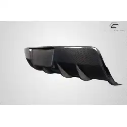 2004-2009 Mazda Mazdaspeed 3 Corkscrew Rear Diffuser - 1 Piece image - 3