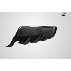 2004-2009 Mazda Mazdaspeed 3 Carbon Creations Corkscrew Rear Diffuser - 1 Piece image - 4