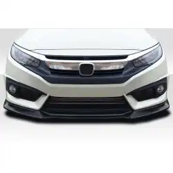 2016-2018 Honda Civic 2DR 4DR Yoka Front Lip Spoiler Air Dam - 3 Pieces image - 1