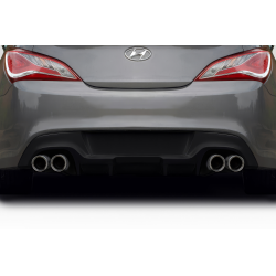 2010-2016 Hyundai Genesis Coupe Duraflex Twins Rear Diffuser - 1 Piece image - 1