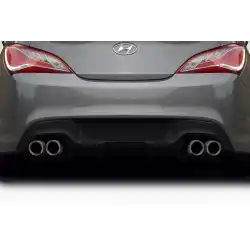 2010-2016 Hyundai Genesis Coupe Twins Rear Diffuser - 1 Piece image - 1