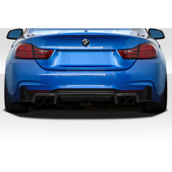 2014-2020 BMW 4 Series F32 Duraflex Quadro Rear Diffuser - 1 Piece image - 1