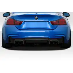 2014-2020 BMW 4 Series F32 Quadro Rear Diffuser - 1 Piece image - 1