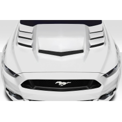 2015-2017 Ford Mustang Duraflex Interceptor Hood - 1 Piece image - 1