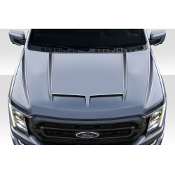 2021-2025 Ford F-150 Duraflex GT500 Look Hood - 1 Piece image - 1