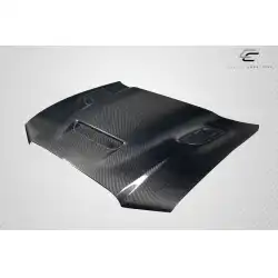 2011-2014 Dodge Charger Hellcat Redeye Look hood - 1 Piece image - 3