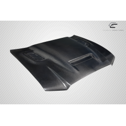 2011-2014 Dodge Charger Carbon Creations Hellcat Redeye Look hood - 1 Piece image - 4