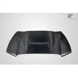 2011-2014 Dodge Charger Hellcat Redeye Look hood - 1 Piece image - 4