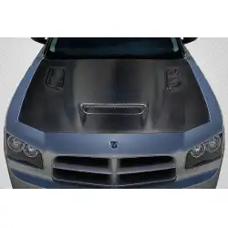 2006-2010 Dodge Charger Hellcat Redeye Look hood - 1 Piece image - 1