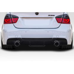 2006-2011 BMW 3 Series E90 E91 Duraflex M Performance Look Rear Diffuser - 1 Piece image - 1