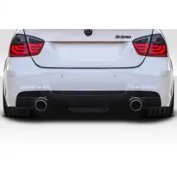 2006-2011 BMW 3 Series E90 E91 M Performance Look Rear Diffuser - 1 Piece image - 1