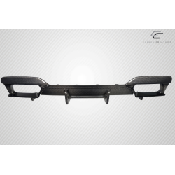 2011-2019 BMW 6 Series F06 F12 F13 Carbon Creations Sceptre Rear Diffuser - 3 Pieces image - 3