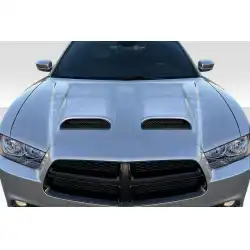 2011-2014 Dodge Charger Redeye Look Hood - 1 Piece image - 1