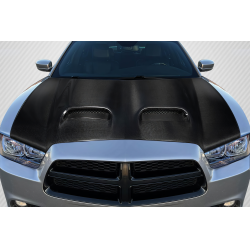 2011-2014 Dodge Charger Carbon Creations Redeye Look Hood - 1 Piece image - 1