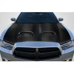 2011-2014 Dodge Charger Redeye Look Hood - 1 Piece image - 1