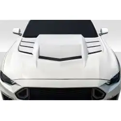 2018-2023 Ford Mustang Interceptor Hood - 1 Piece image - 1