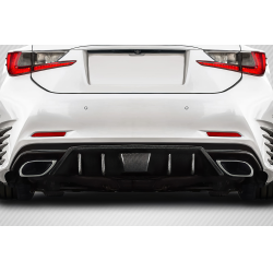 2015-2019 Lexus RC-F Carbon Creations Downforce Aero Rear Diffuser - 1 Piece image - 1
