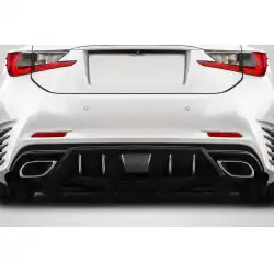2015-2019 Lexus RC-F Downforce Aero Rear Diffuser - 1 Piece image - 1