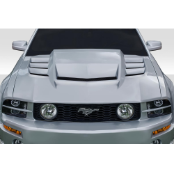 2005-2009 Ford Mustang Duraflex Interceptor Hood - 1 Piece image - 1