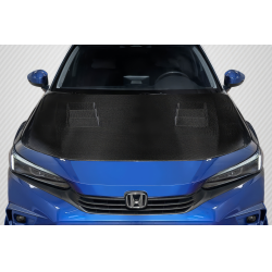 2022-2025 Honda Civic Carbon Creations Torque Hood - 1 Piece image - 1