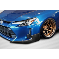 2011-2015 Scion tC Carbon Creations Venom Front Lip Spoiler Air Dam - 2 Pieces image - 1