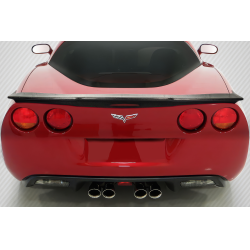 2005-2013 Chevrolet Corvette C6 Carbon Creations Flow Wave Rear Wing Spoiler - 1 Piece image - 1