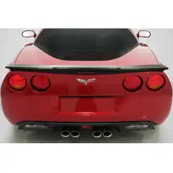 2005-2013 Chevrolet Corvette C6 Flow Wave Rear Wing Spoiler - 1 Piece image - 1