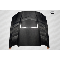 2013-2014 Ford Mustang Carbon Creations Interceptor Hood - 1 Piece image - 5