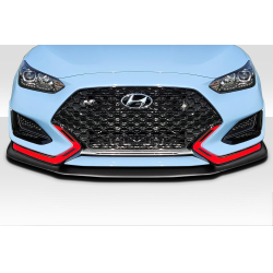 2019-2023 Hyundai Veloster N Duraflex Aerotune Front Lip Spoiler Air Dam - 1 Piece image - 1