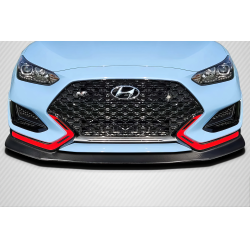 2019-2022 Hyundai Veloster N Carbon Creations Aerotune Front Lip Spoiler Air Dam - 1 Piece image - 1