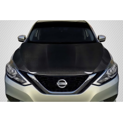 2017-2019 Nissan Sentra Carbon Creations OEM Look Hood - 1 Piece image - 1