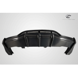 2015-2020 Mercedes C Class W205 Carbon Creations Weaver Sport Rear Diffuser - 3 Pieces image - 5