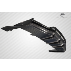 2015-2020 Mercedes C Class W205 Carbon Creations Weaver Sport Rear Diffuser - 3 Pieces image - 3