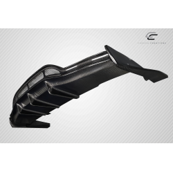 2015-2020 Mercedes C Class W205 Carbon Creations Weaver Sport Rear Diffuser - 3 Pieces image - 7