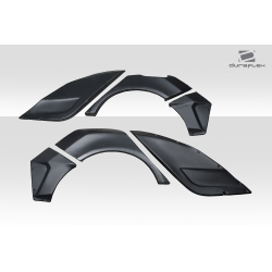 2016-2021 Honda Civic HB Duraflex Speedster Widebody Rear Fender Flares - 6 Pieces image - 3