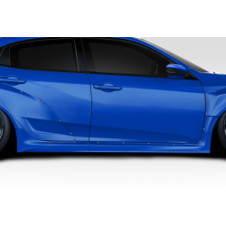 2016-2021 Honda Civic HB Duraflex Speedster Widebody Side Skirt Rocker Panels - 4 Pieces image - 1