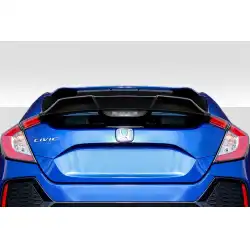 2016-2021 Honda Civic HB Speedster Widebody Rear Wing Spoiler - 1 Piece (S) image - 3