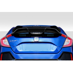 2016-2021 Honda Civic HB Duraflex Speedster Widebody Rear Wing Spoiler - 1 Piece image - 1