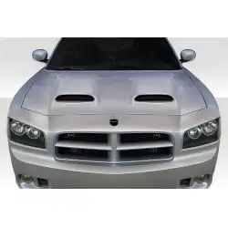2006-2010 Dodge Charger Redeye Look Hood - 1 Piece image - 3