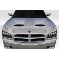 2006-2010 Dodge Charger Redeye Look Hood - 1 Piece image - 1
