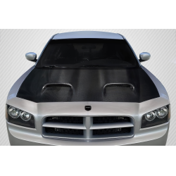 2006-2010 Dodge Charger Carbon Creations Redeye Look Hood - 1 Piece image - 1