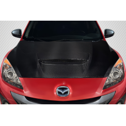2010-2013 Mazda MazdaSpeed 3 Carbon Creations OEM Hood - 1 Piece image - 1