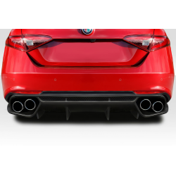 2017-2025 Alfa Romeo Giulia Duraflex Garda Rear Diffuser - 1 Piece image - 1