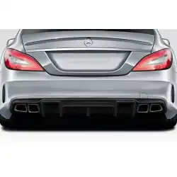 2012-2018 Mercedes W218 CLS63 Heaves Rear Diffuser - 1 Piece image - 1