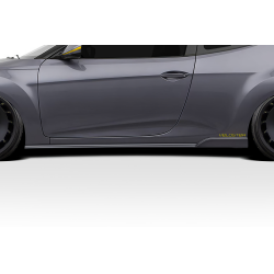 2012-2017 Hyundai Veloster Duraflex Bailer Side Skirt Rocker Panel Splitters - 2 Pieces image - 1