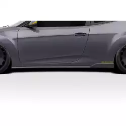 2012-2017 Hyundai Veloster Bailer Side Skirt Rocker Panel Splitters - 2 Pieces (S) image - 1