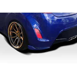 2012-2017 Hyundai Veloster Duraflex Bailer Rear Lip Add On Spoilers - 2 Pieces image - 1