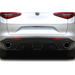 2017-2023 Alfa Romeo Stelvio Duraflex Silkstreak Rear Diffuser - 1 Piece image - 1