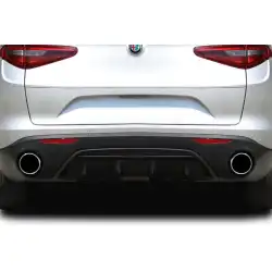 2017-2023 Alfa Romeo Stelvio Silkstreak Rear Diffuser - 1 Piece (S) image - 1