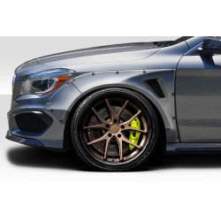 2014-2015 Mercedes CLA Class C117 CLA45 Duraflex Facta Front Fender Flares - 4 Pieces image - 1